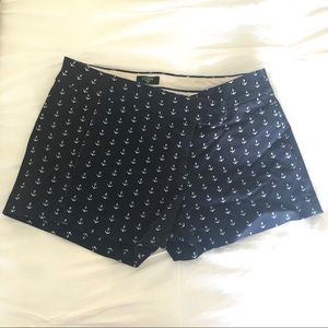 J.Crew shorts - navy anchor print